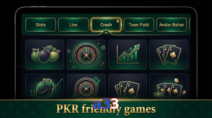 Game list for A33 games section